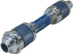 Six-inch UC-3000 bladder air chucks mounted on a three-inch air shaft