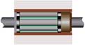 Latching roller chuck